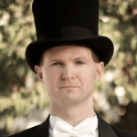 Brian Smith in a Top Hat and Tuxedo