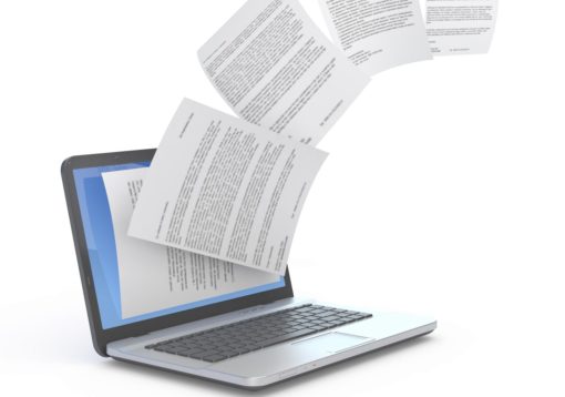 Paper Flying From a Computer