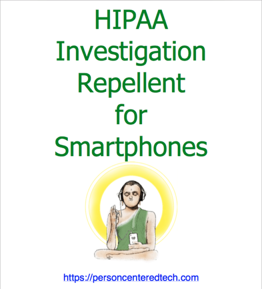 HIPAA Investigation Repellent for Smartphones cover page