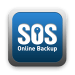 Ess Oh Ess Online Backup logo with a key in the middle of the letter Oh